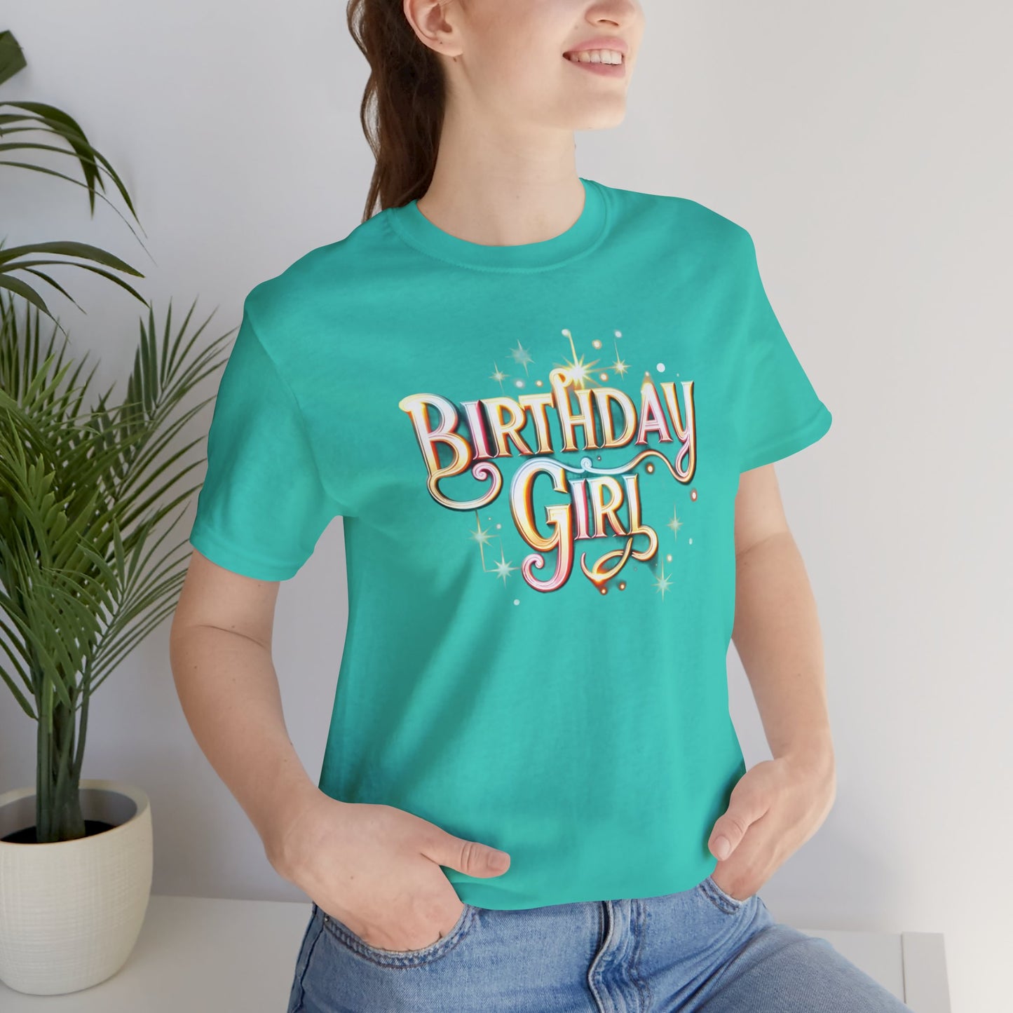 Glowing Birthday Girl Gift Store Shirt