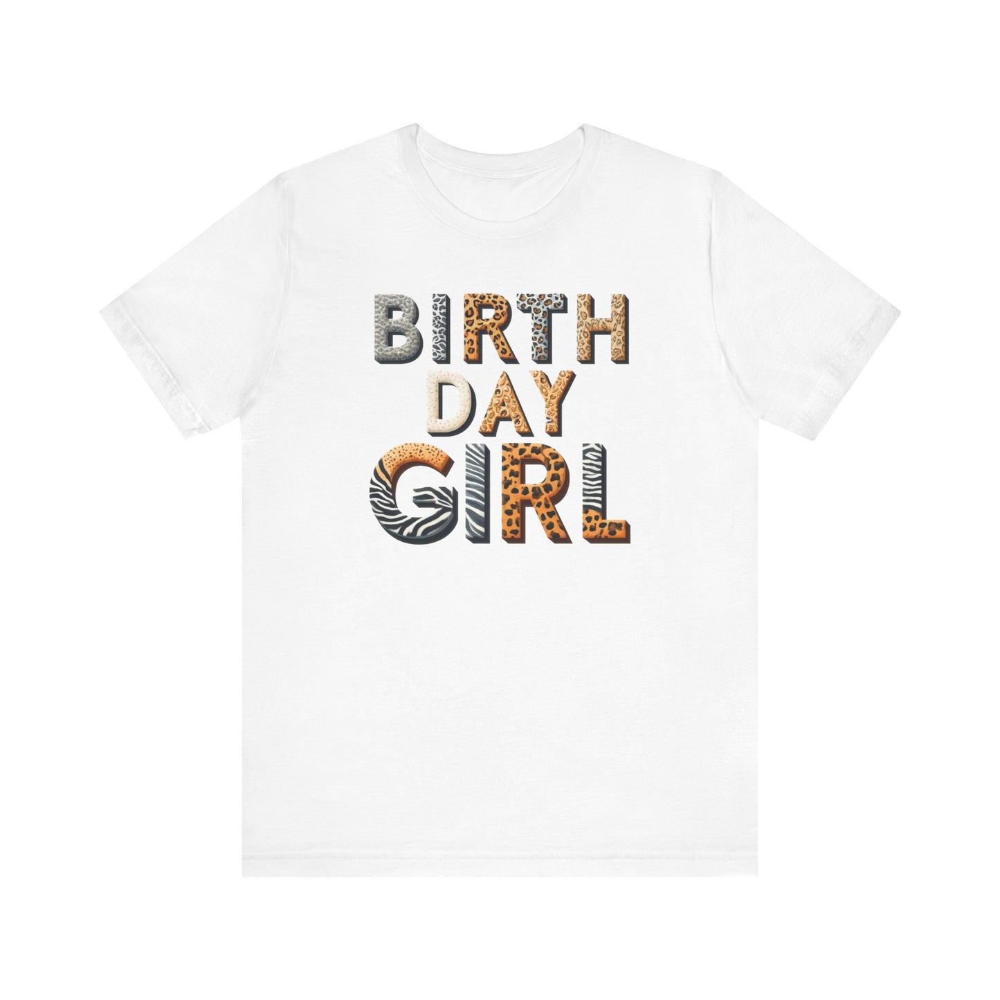 Animal Print Birthday Girl Gift Store Shirt