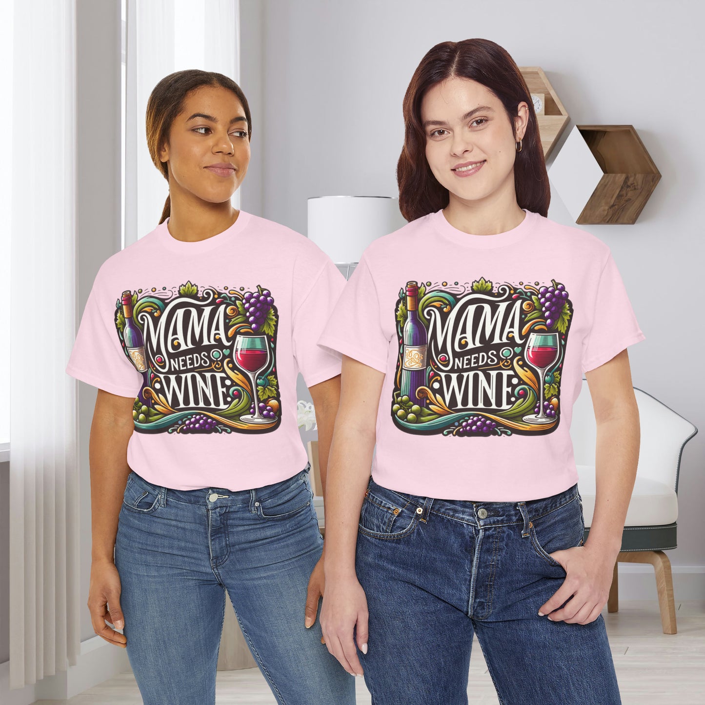 Mama Needs Wine Gift Store Shirt