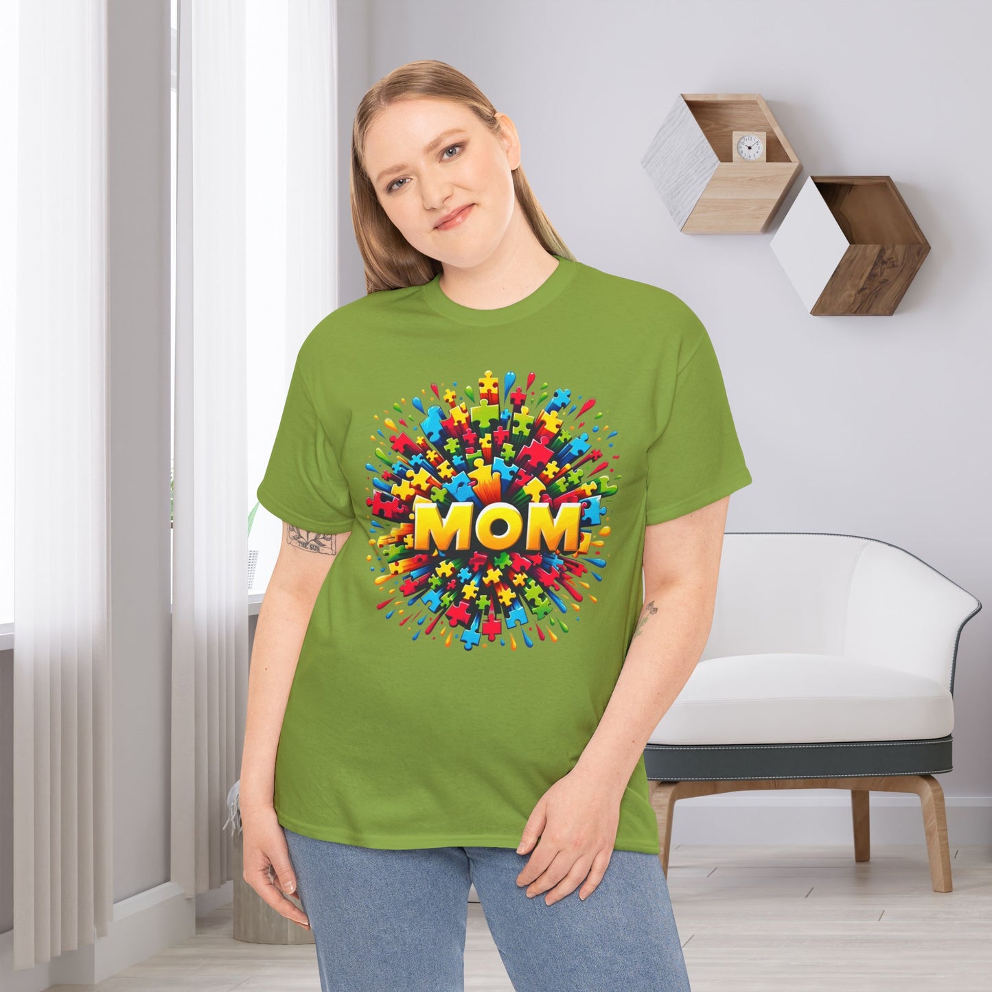 Autism Mom Awareness Gift Store Shirt