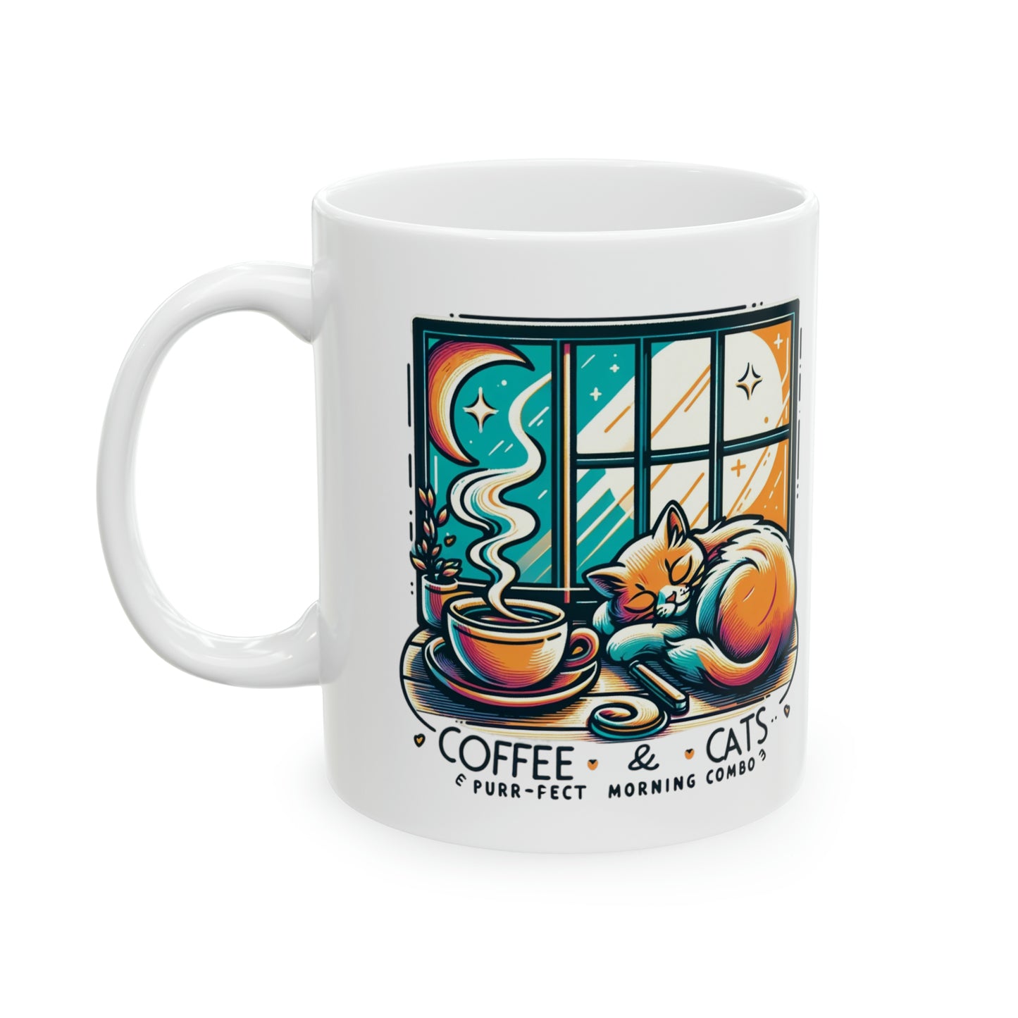 Coffee and Cats Gift Store Mug