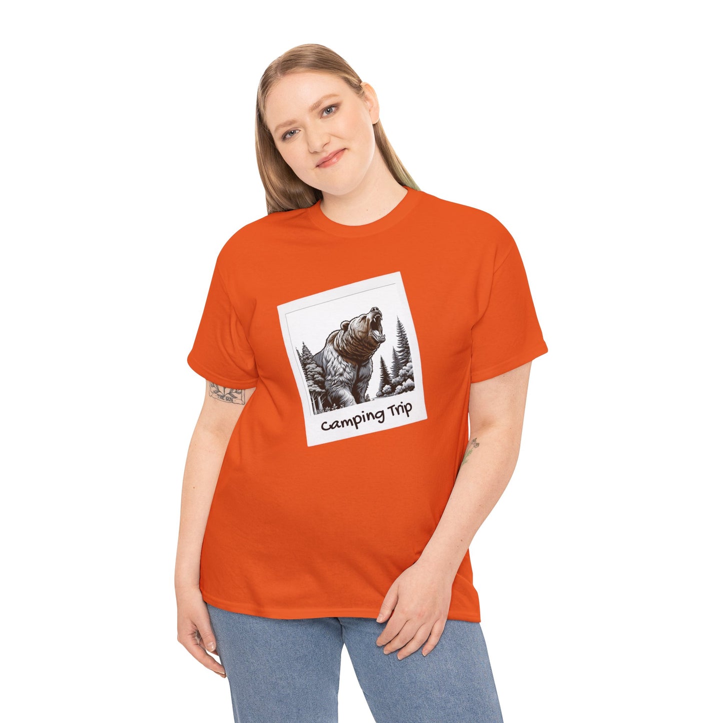 Grizzly Bear Camping Trip Gift Store Shirt