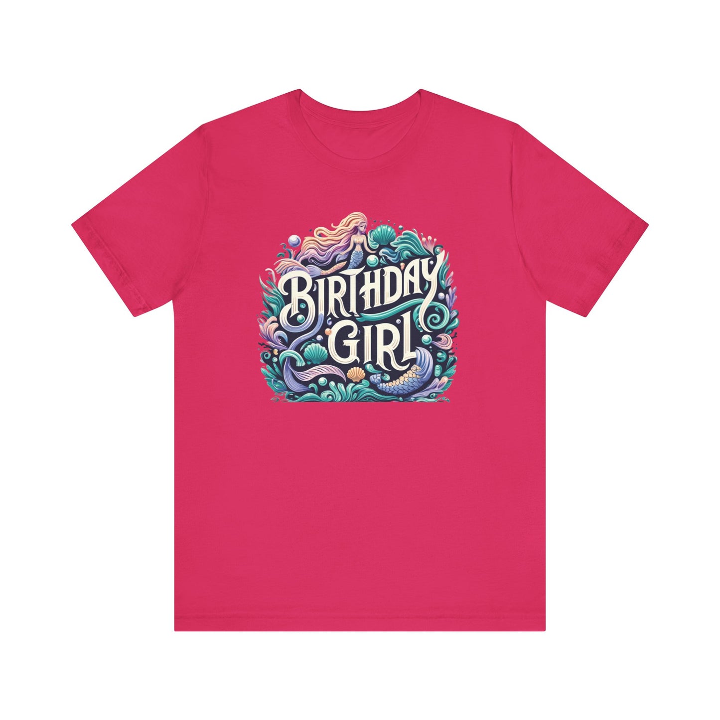 Mermaid Birthday Girl Gift Store Shirt