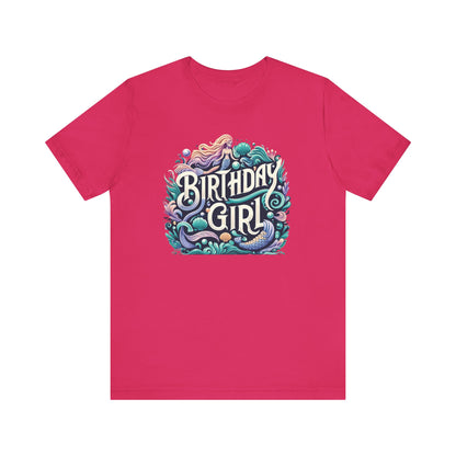 Mermaid Birthday Girl Gift Store Shirt