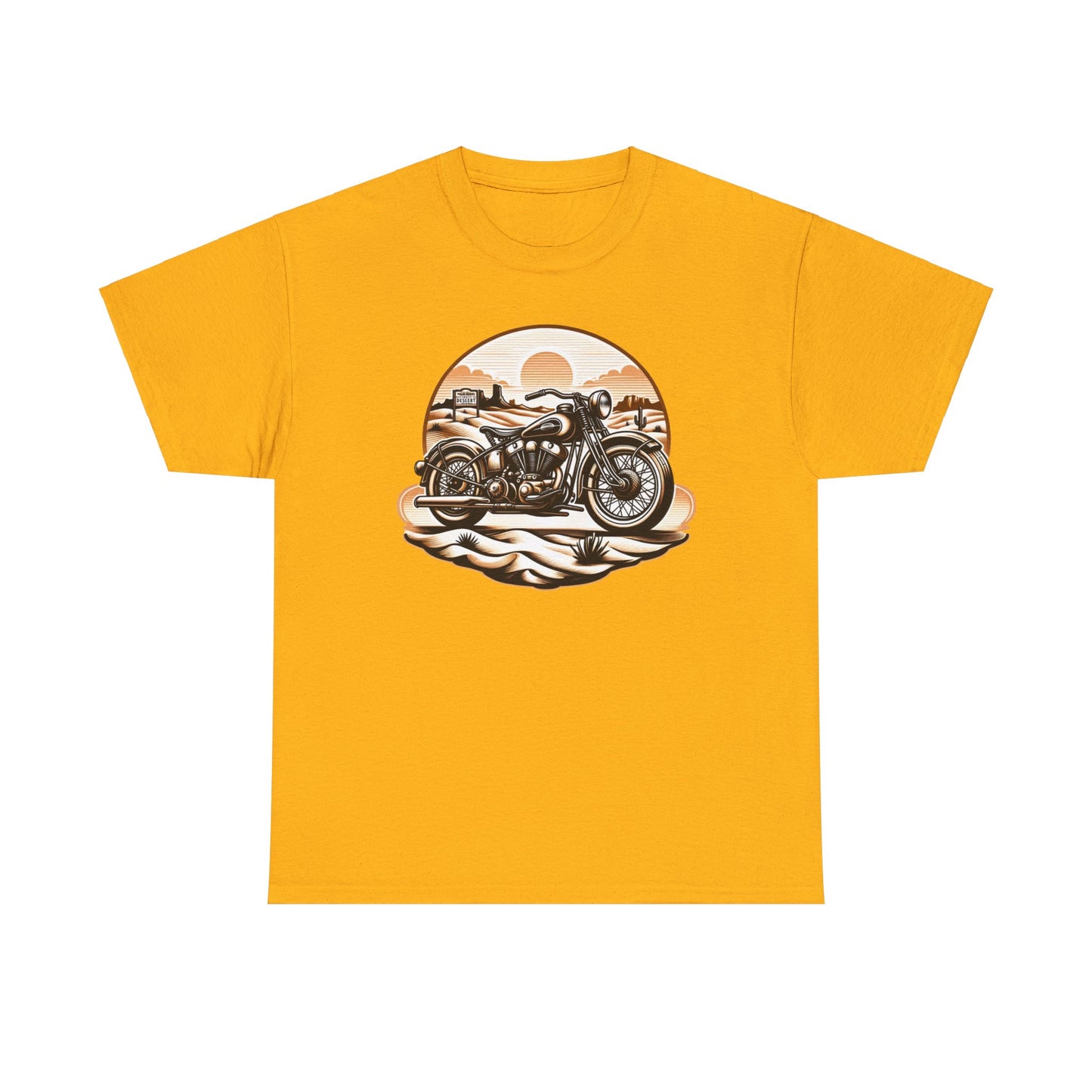 Retro Desert Motorcycle Adventure Gift Store Shirt