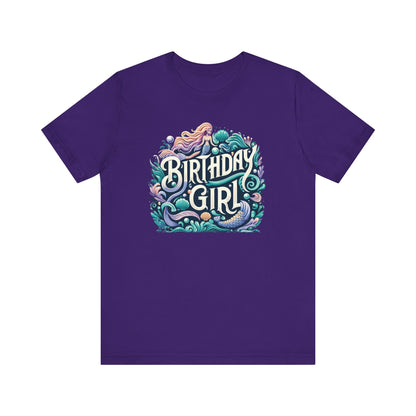 Mermaid Birthday Girl Gift Store Shirt