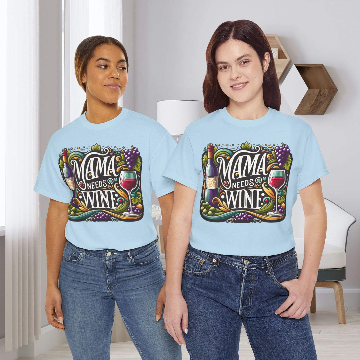 Mama Needs Wine Gift Store Shirt