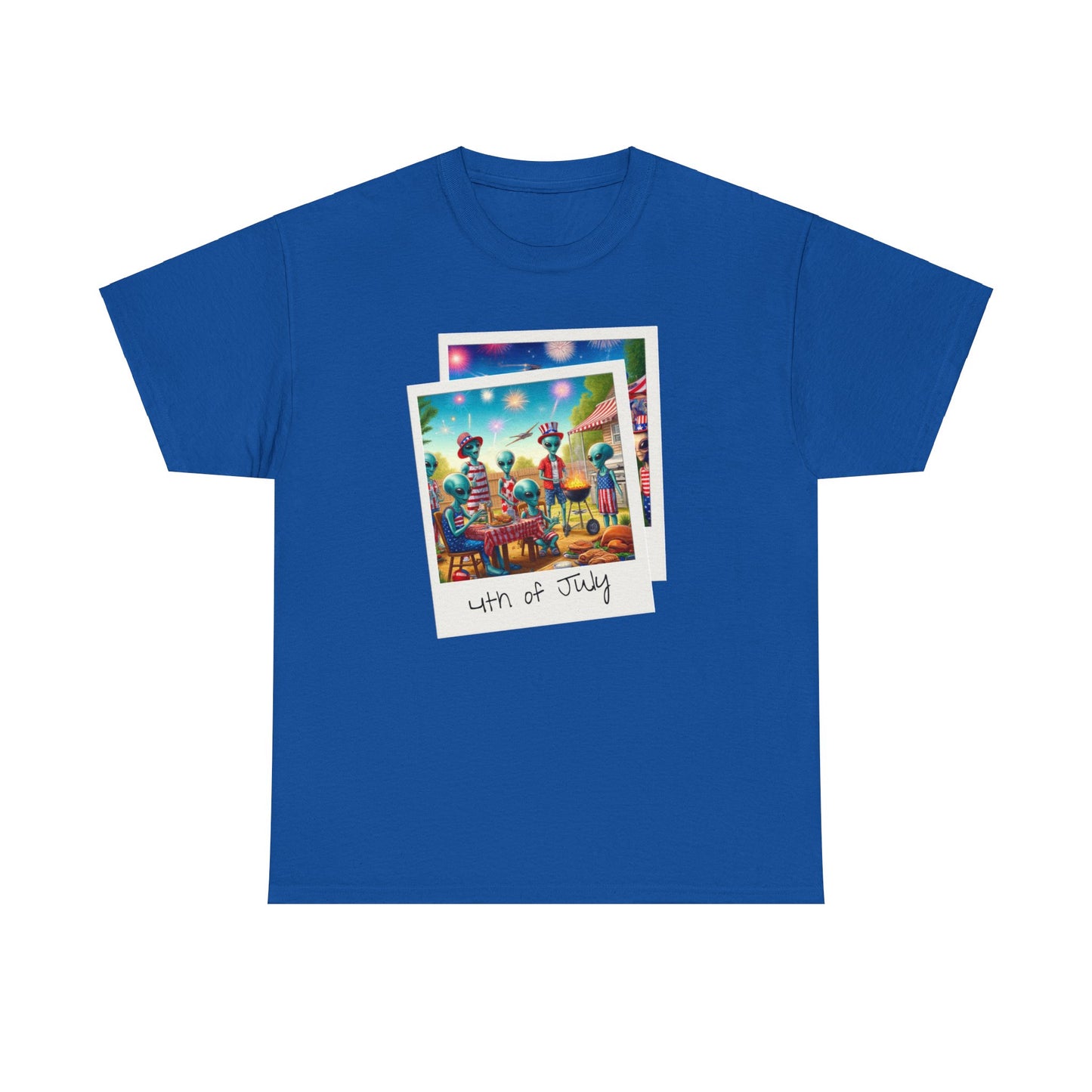 Sci-Fi 4th of July Photo Gift Store Shirt