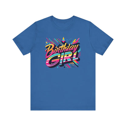 80s Themed Birthday Girl Gift Store Shirt