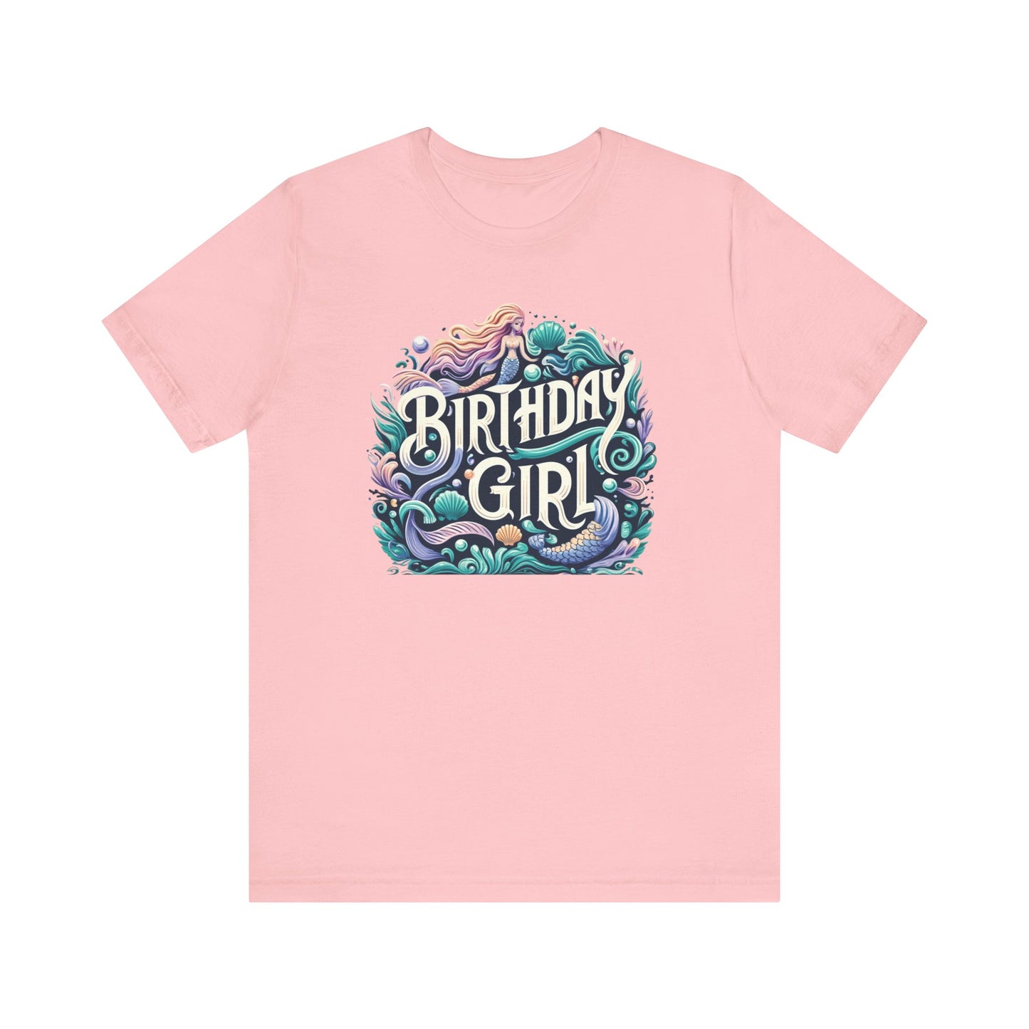 Mermaid Birthday Girl Gift Store Shirt