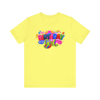 Vibrant Birthday Girl Gift Store Shirt