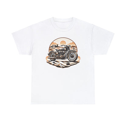 Retro Desert Motorcycle Adventure Gift Store Shirt