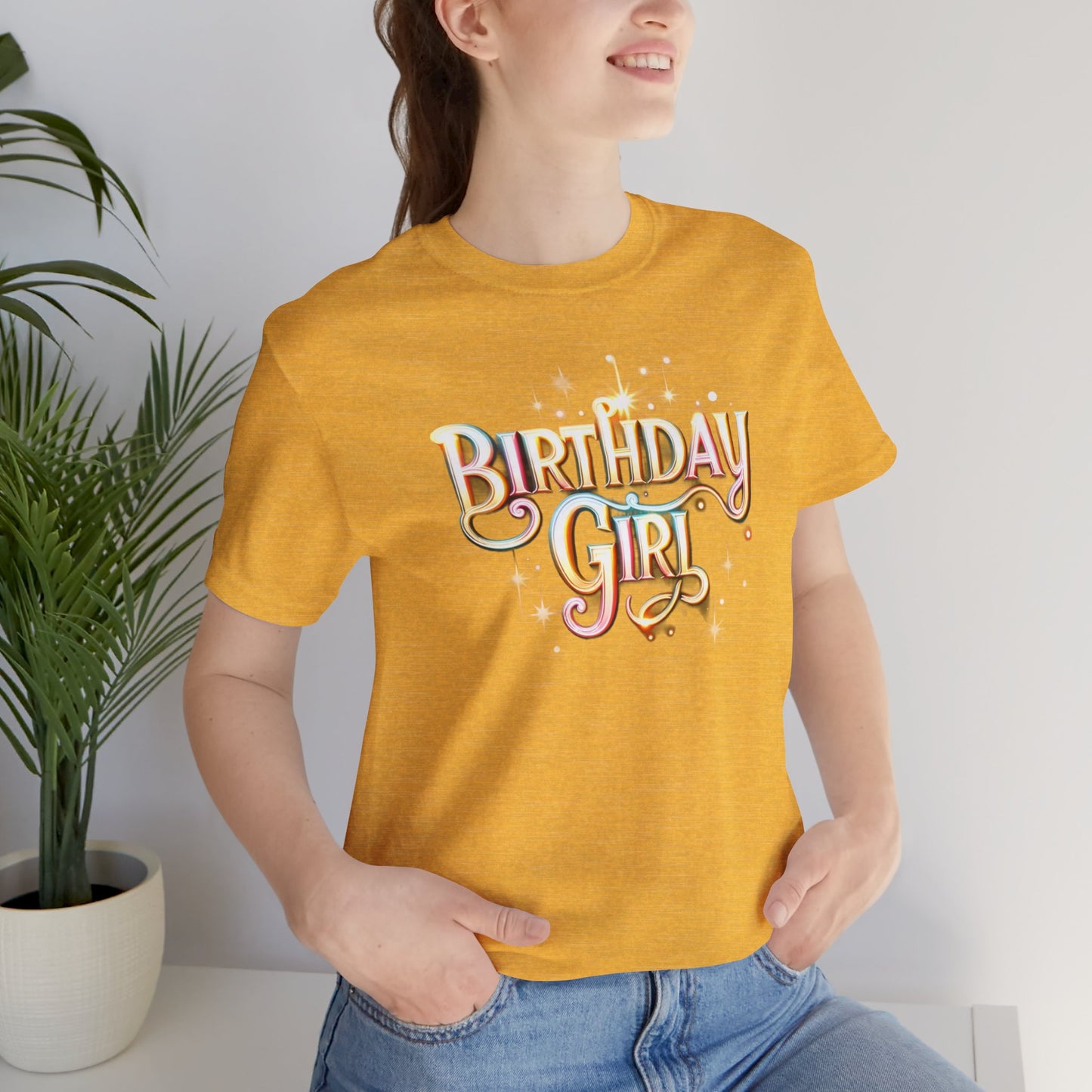 Glowing Birthday Girl Gift Store Shirt