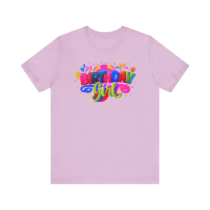 Vibrant Birthday Girl Gift Store Shirt