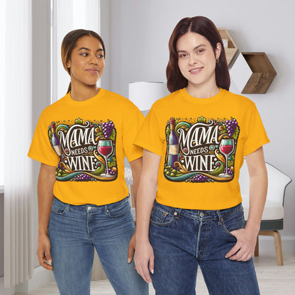 Mama Needs Wine Gift Store Shirt