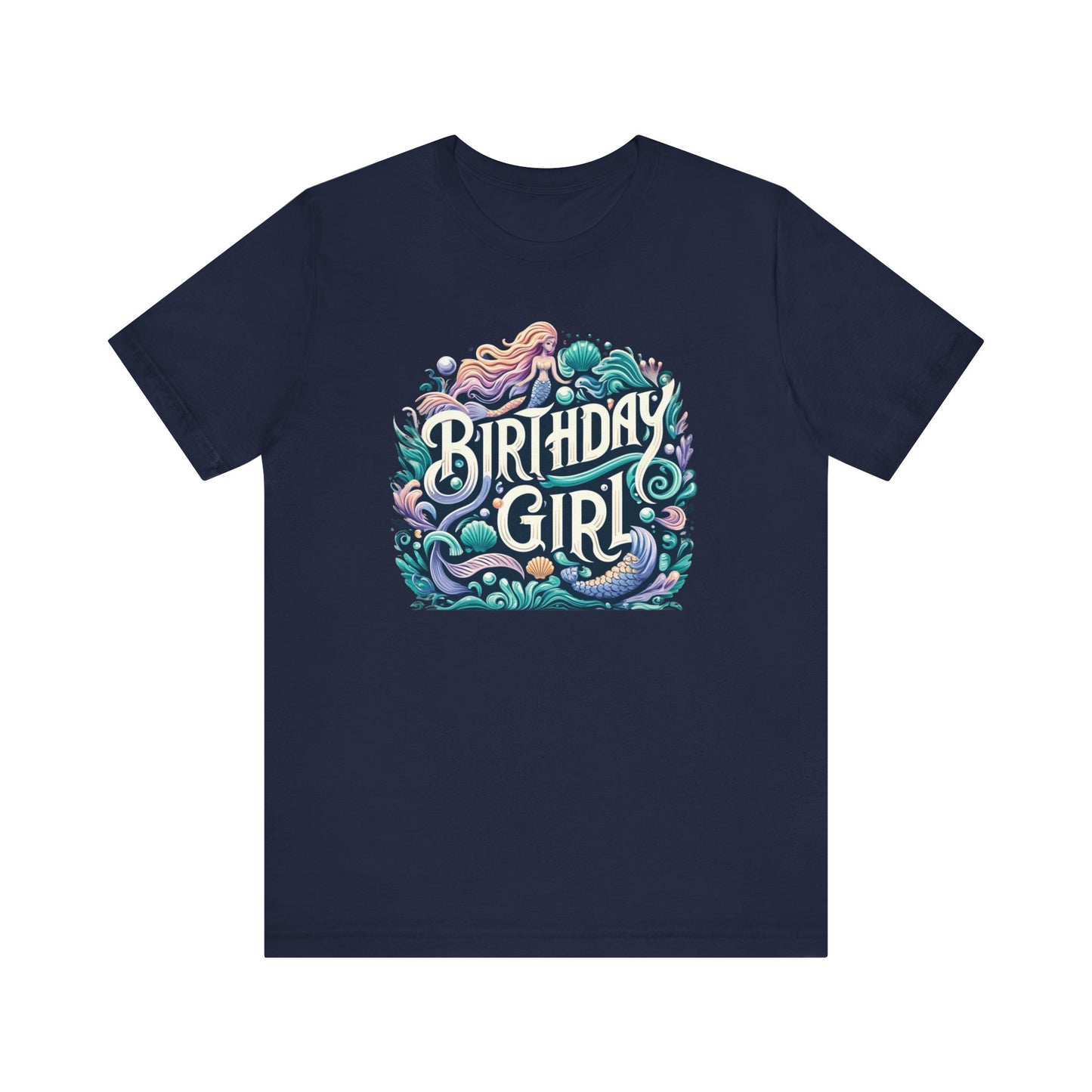 Mermaid Birthday Girl Gift Store Shirt