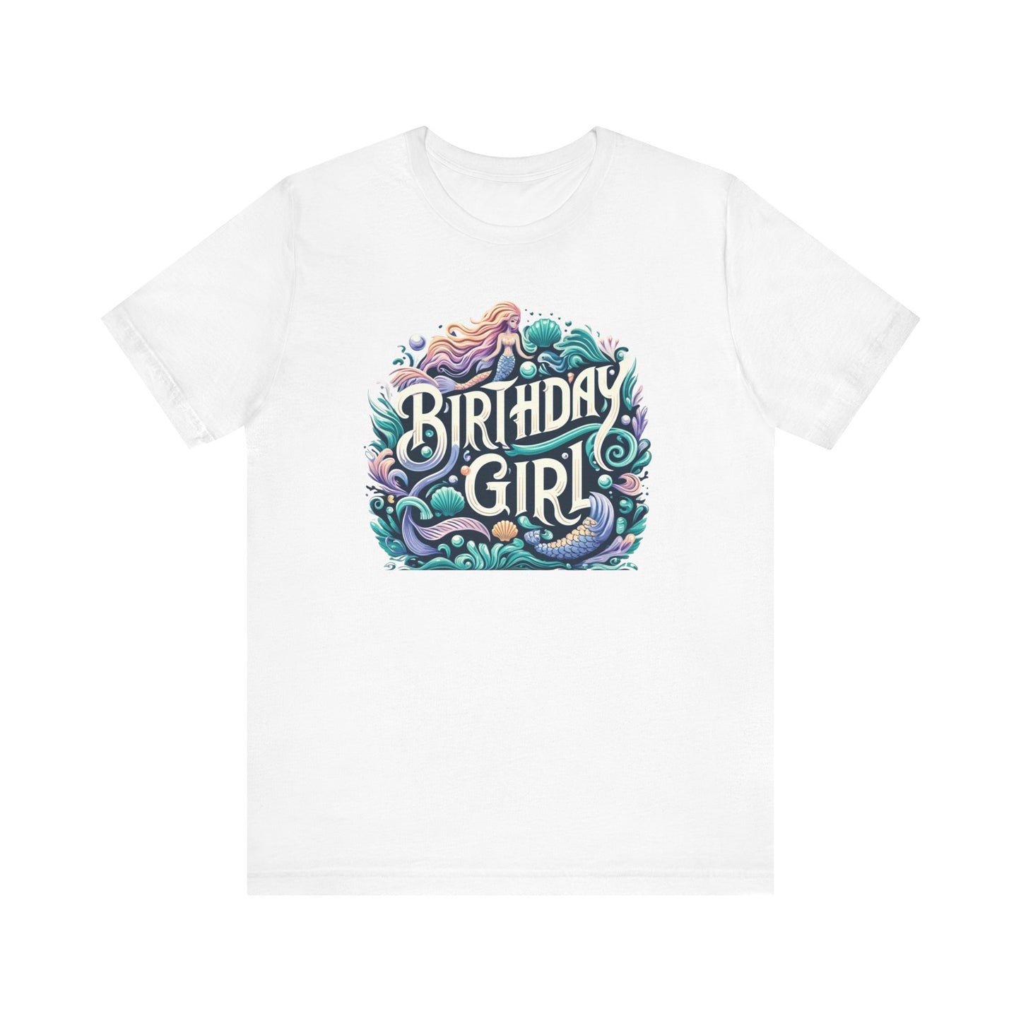 Mermaid Birthday Girl Gift Store Shirt