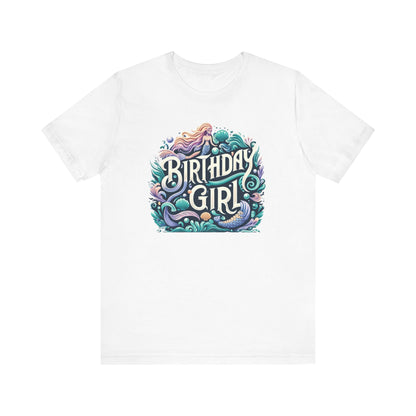 Mermaid Birthday Girl Gift Store Shirt