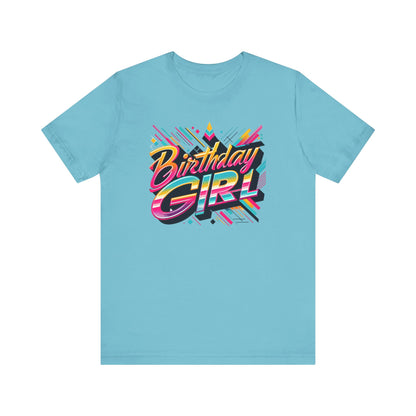 80s Themed Birthday Girl Gift Store Shirt