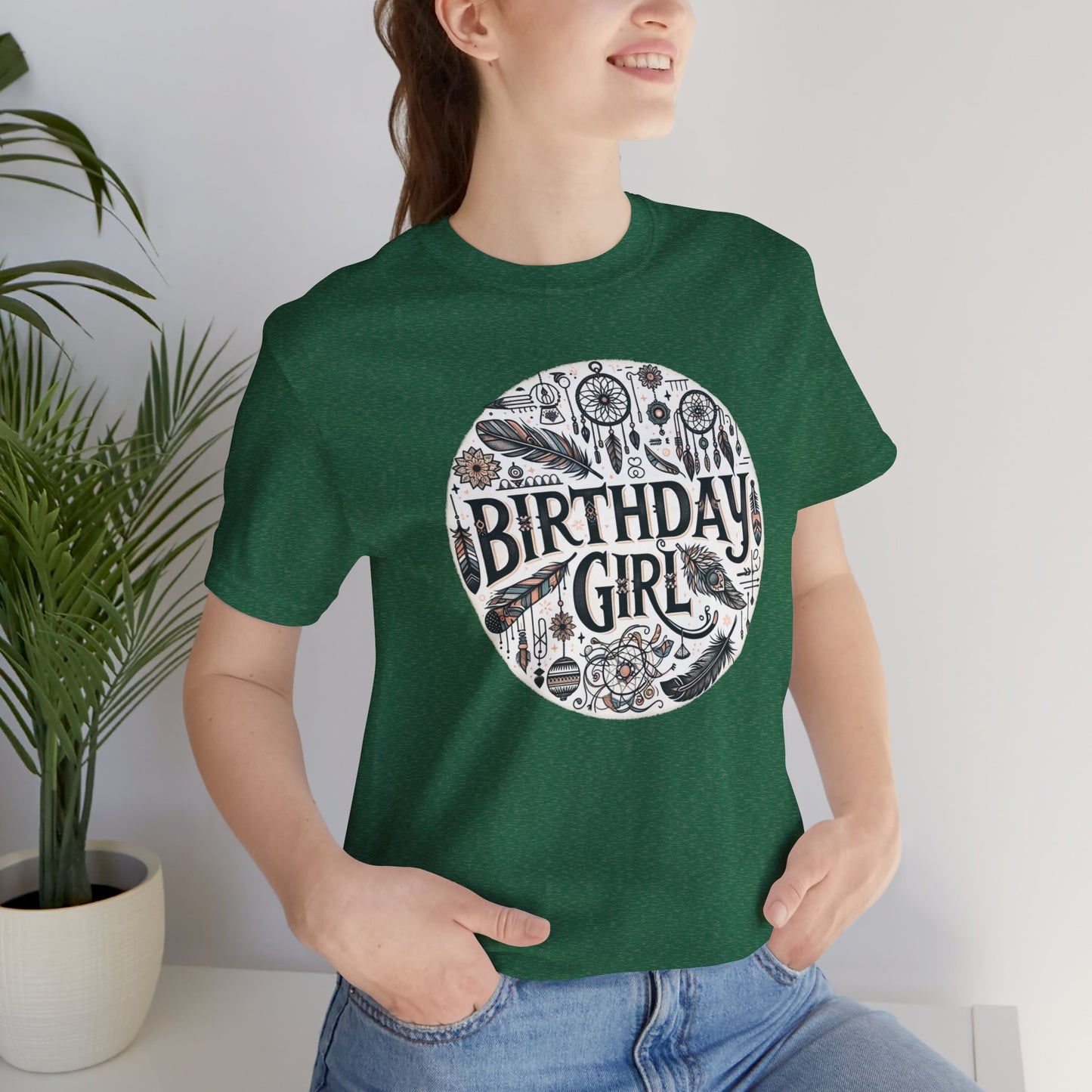 Boho Birthday Girl Gift Store Shirt