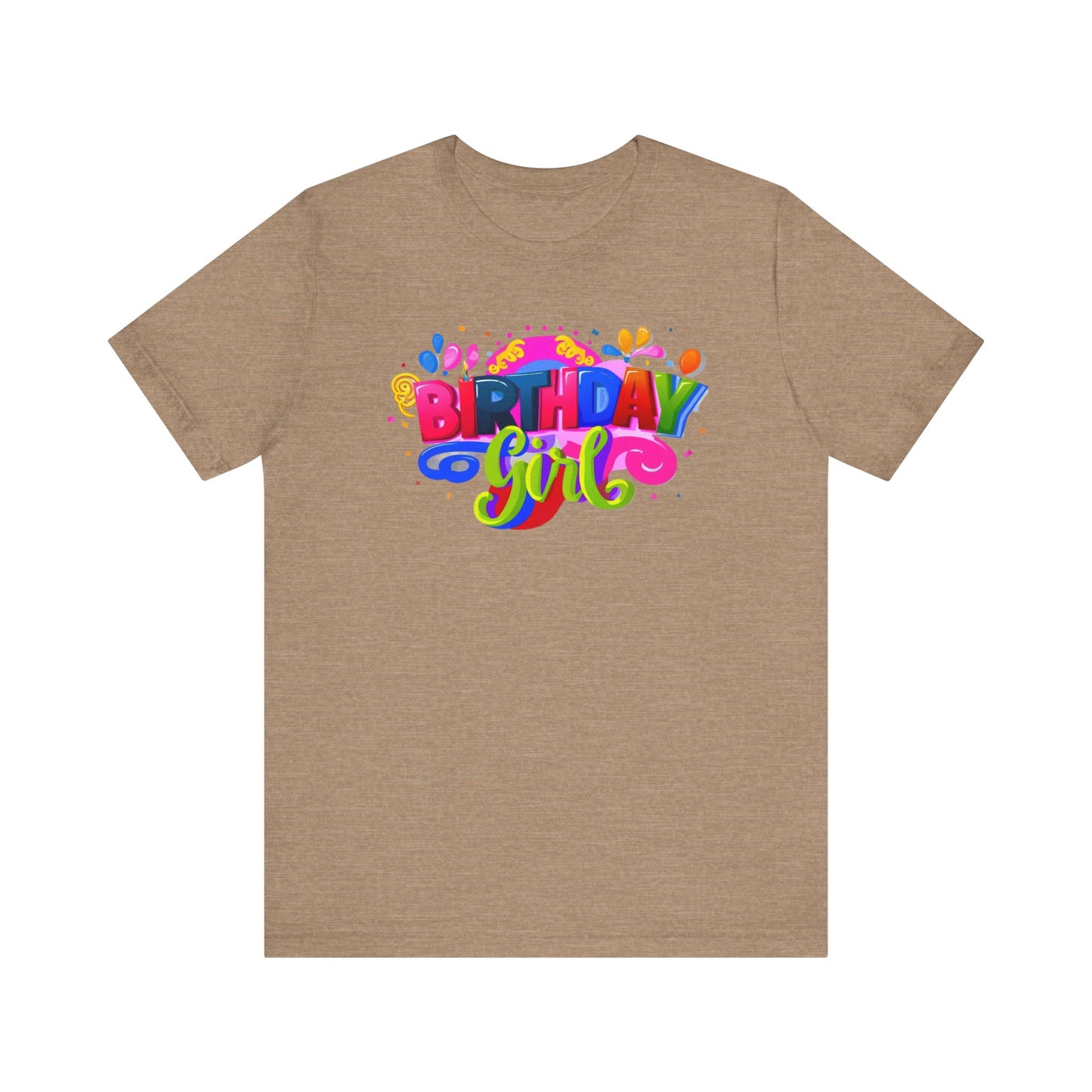 Vibrant Birthday Girl Gift Store Shirt