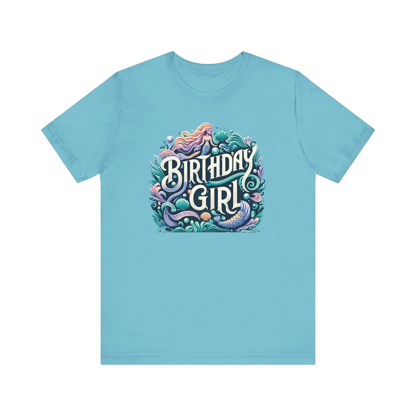 Mermaid Birthday Girl Gift Store Shirt