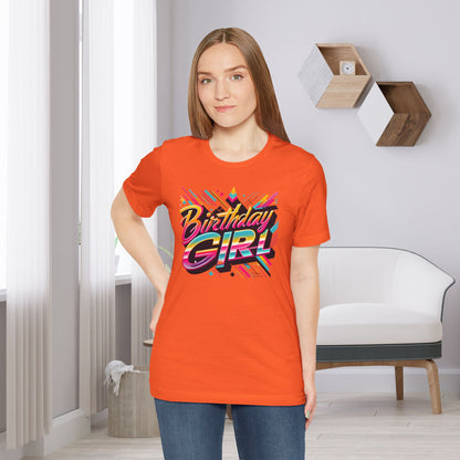 80s Themed Birthday Girl Gift Store Shirt