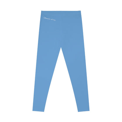 Namaste all Day Gift Store Leggings Light Blue Front