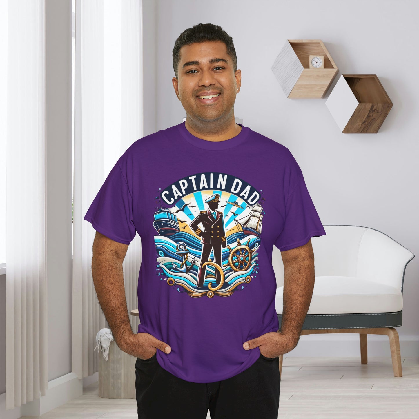 Captain Dad Gift Store Shirt