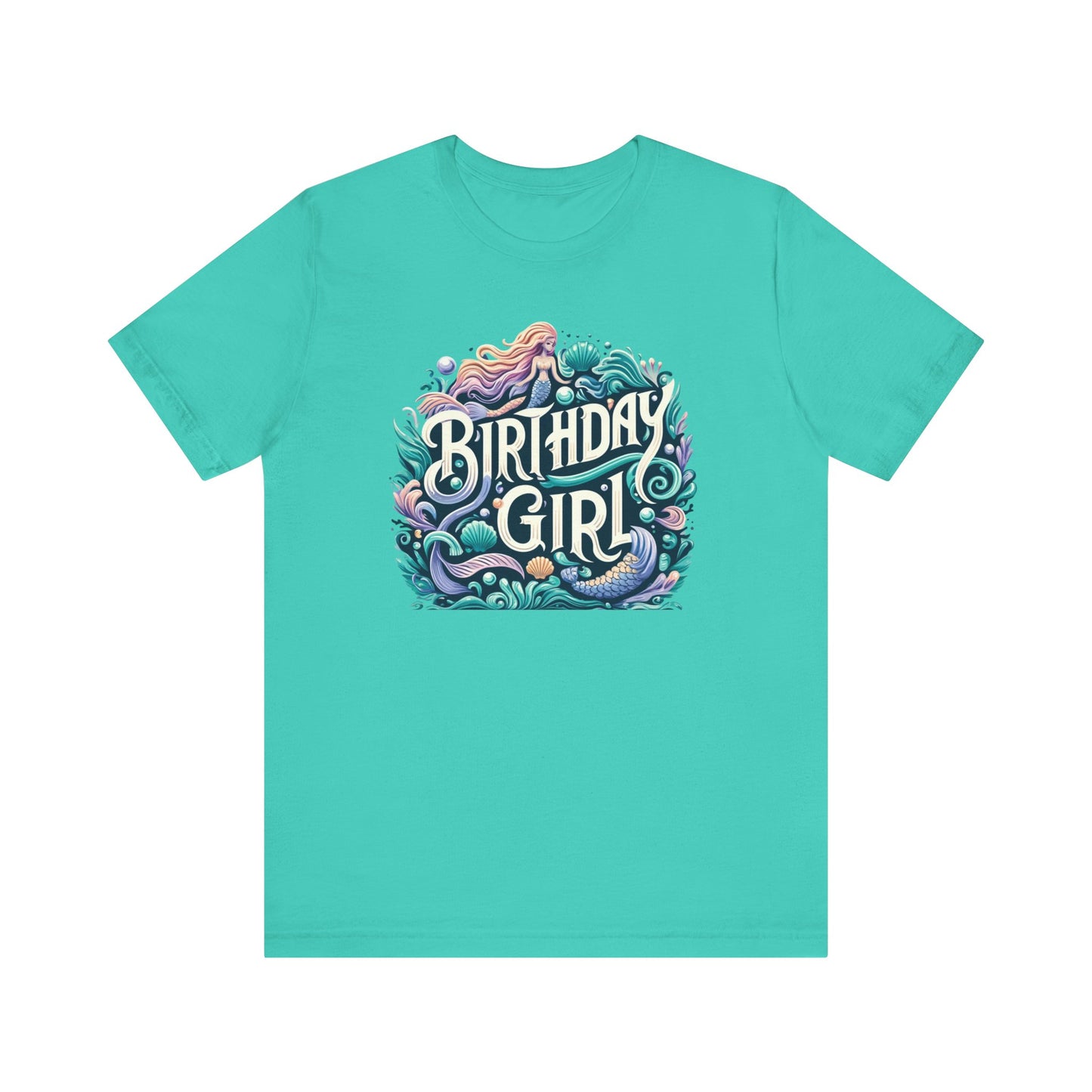 Mermaid Birthday Girl Gift Store Shirt