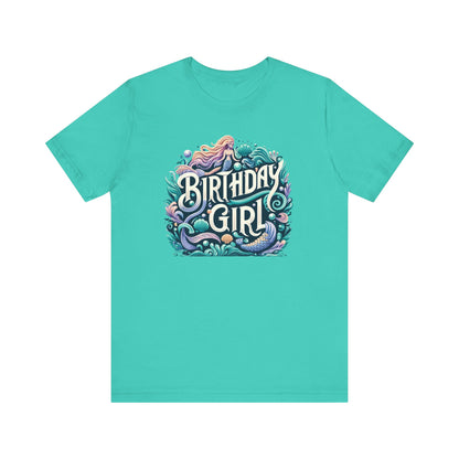 Mermaid Birthday Girl Gift Store Shirt