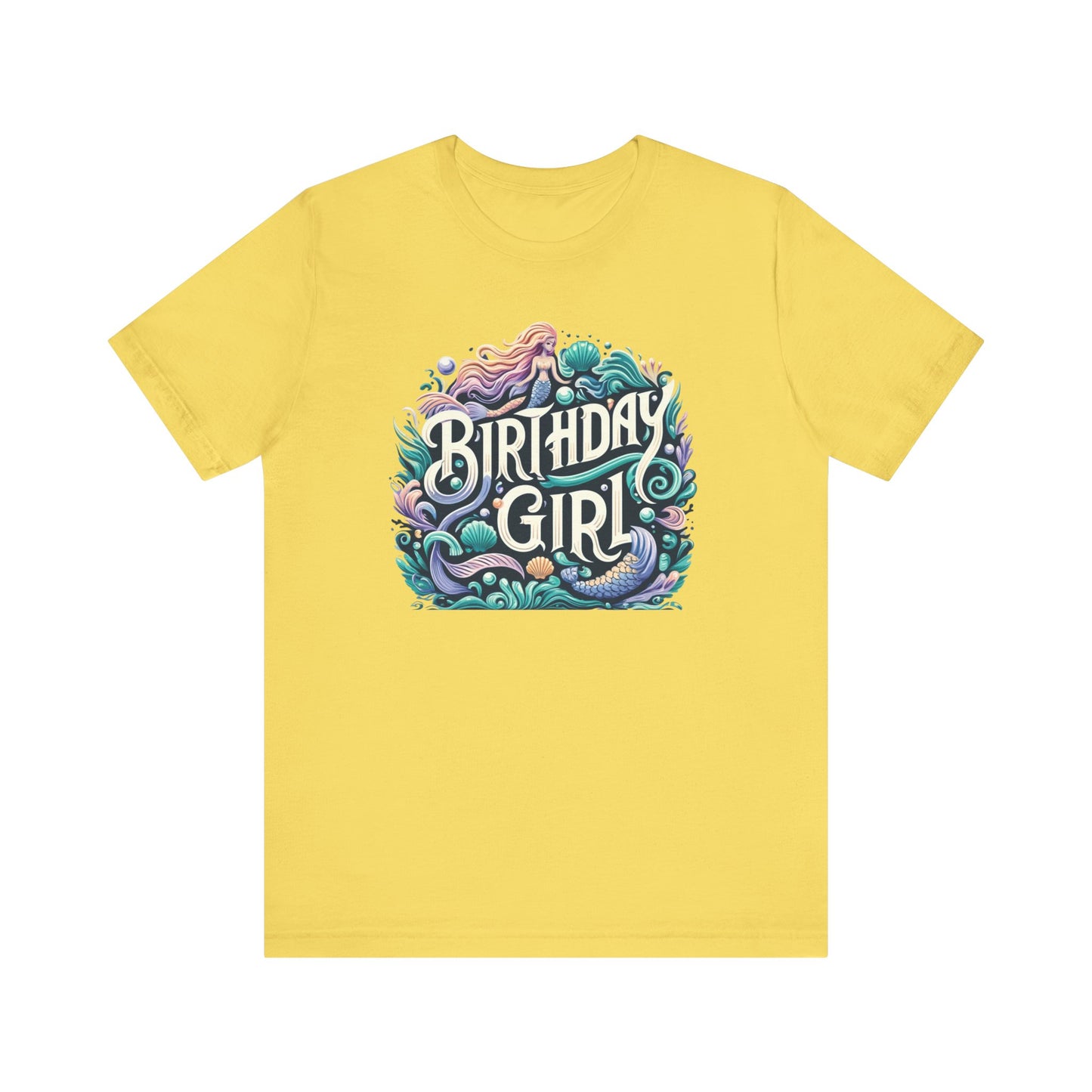 Mermaid Birthday Girl Gift Store Shirt