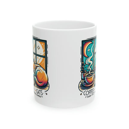 Coffee and Cats Gift Store Mug