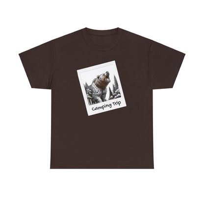 Grizzly Bear Camping Trip Gift Store Shirt