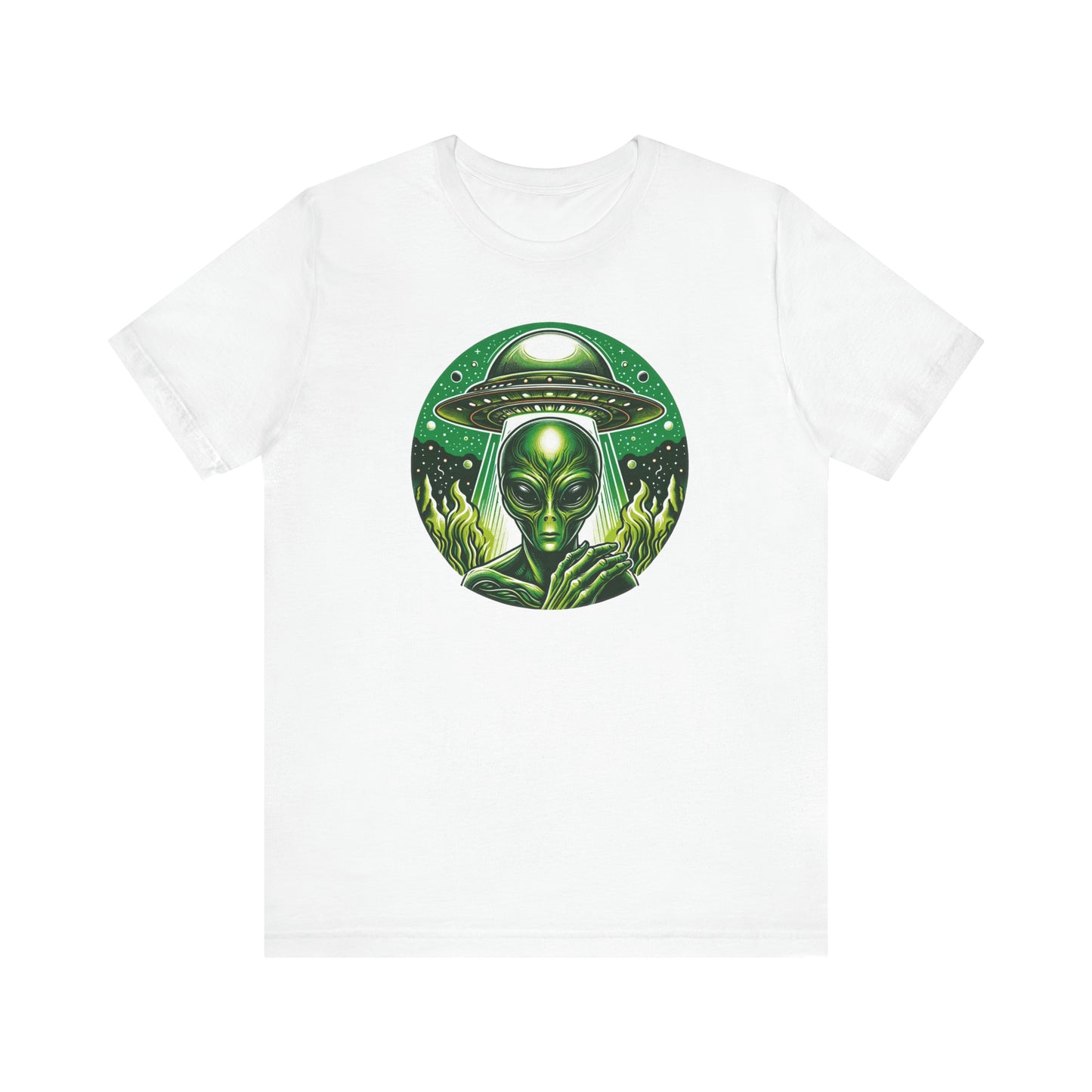 Green Alien Sci-Fi Gift Store Shirt