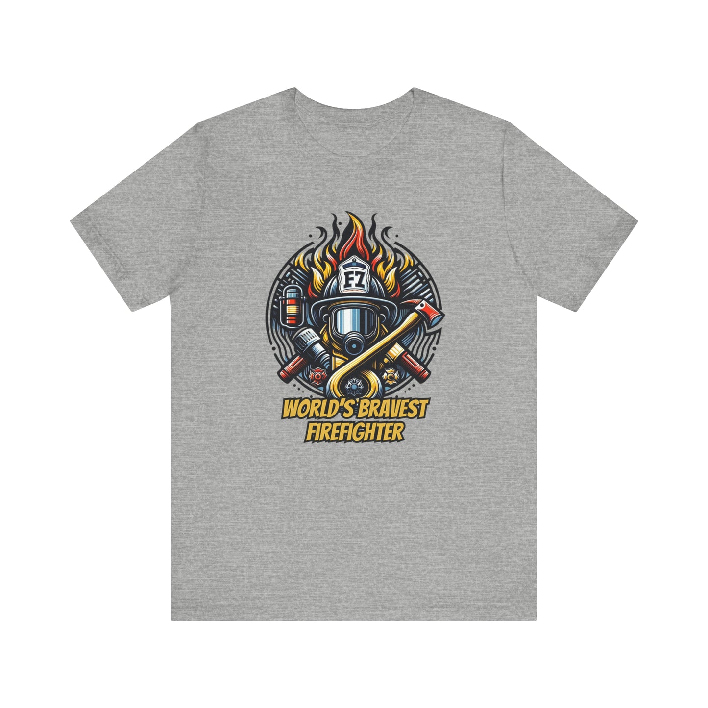 Worlds Bravest Firefighter Shirt