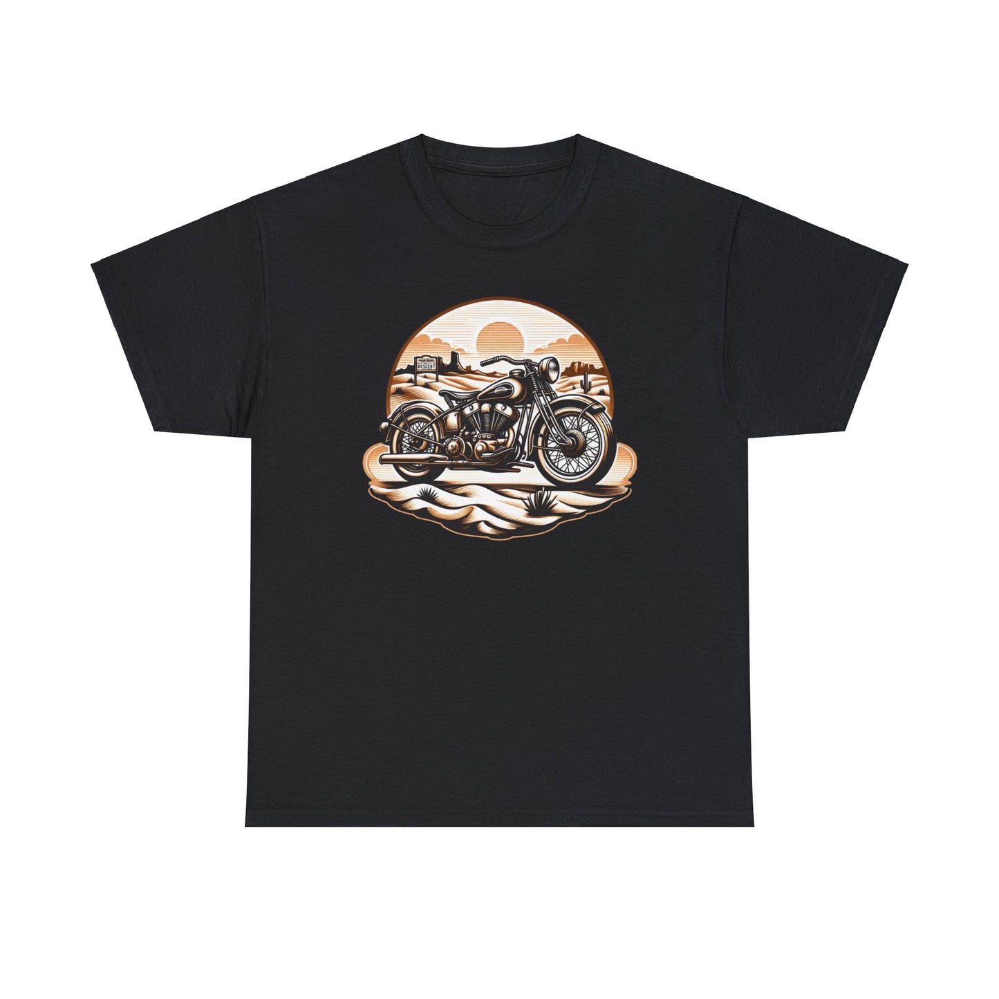 Retro Desert Motorcycle Adventure Gift Store Shirt