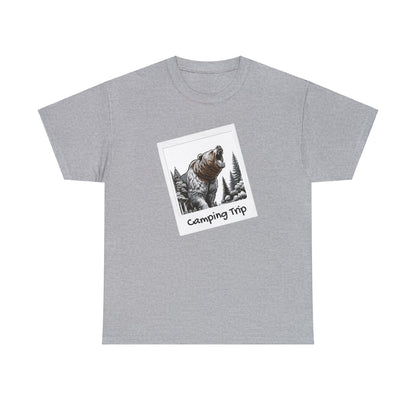 Grizzly Bear Camping Trip Gift Store Shirt