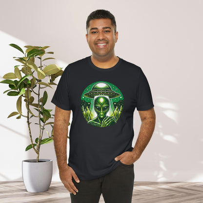 Green Alien Sci-Fi Gift Store Shirt