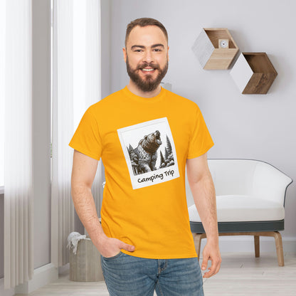 Grizzly Bear Camping Trip Gift Store Shirt