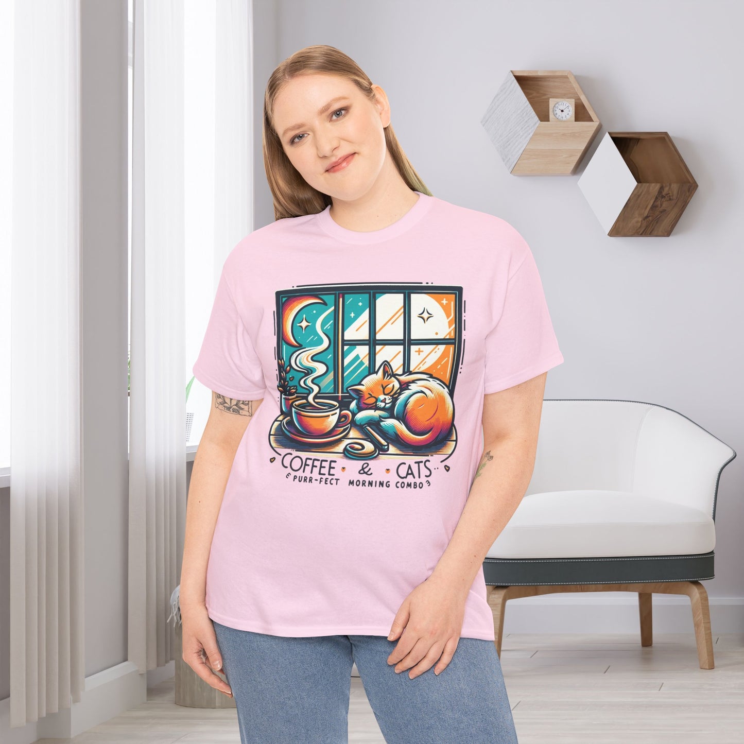 Cats and Coffee Gift Store Shirt