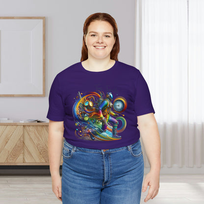 Colorful Time Traveler Sci-Fi Gift Store Shirt 2