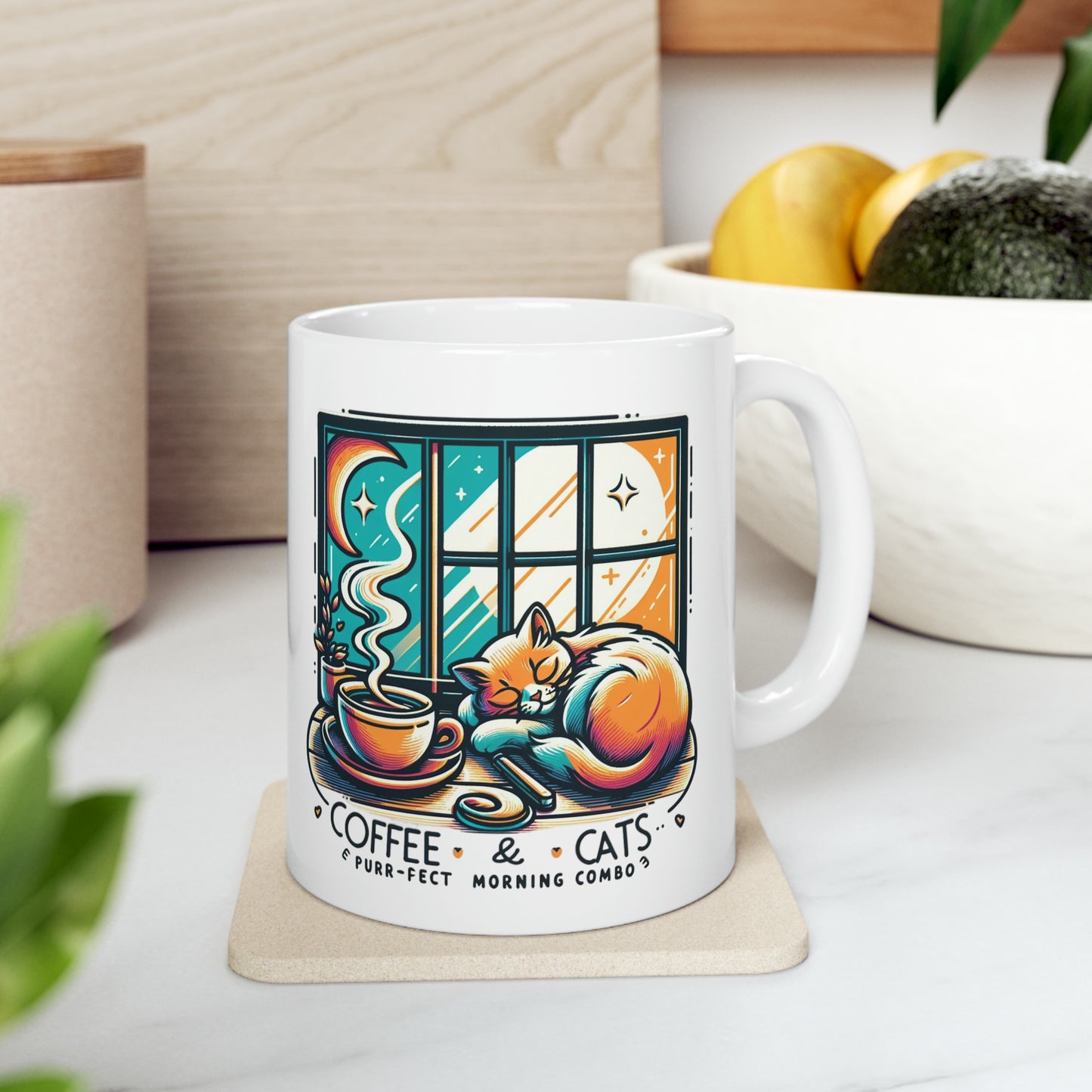 Coffee and Cats Gift Store Mug