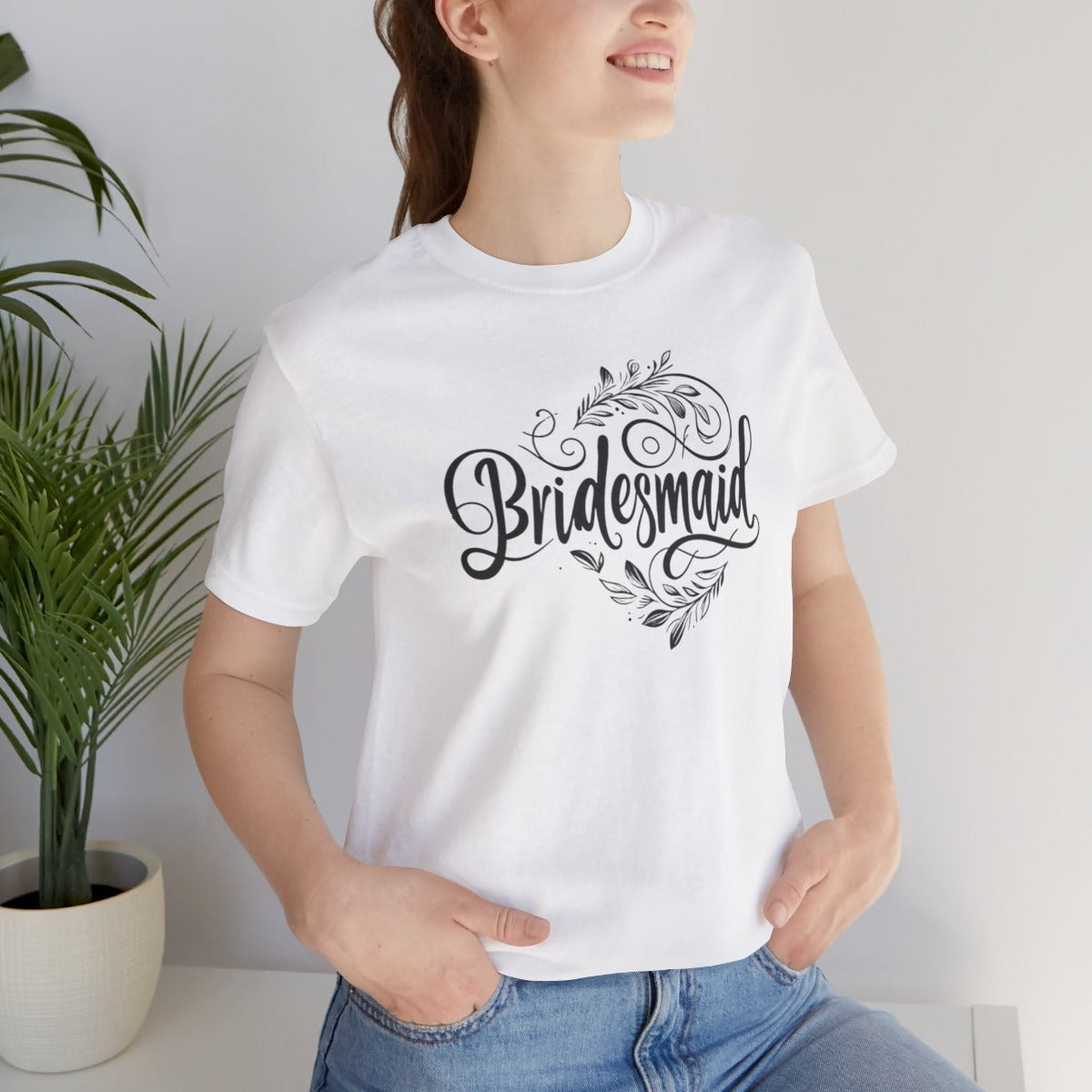 Bridesmaid Wedding Gift Store Shirt White