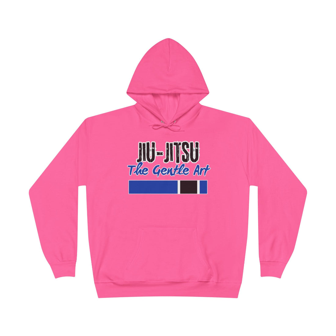 Jiu-Jitsu Hoodie Blue Belt Pink