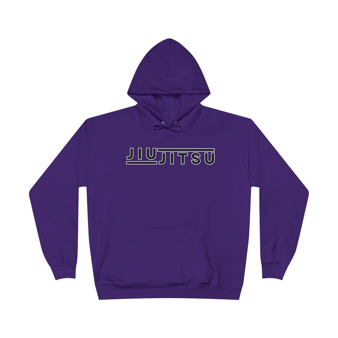 Jiu-Jitsu Hoodie Purple Front