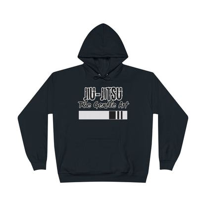 Jiu-Jitsu Hoodie White Belt Black