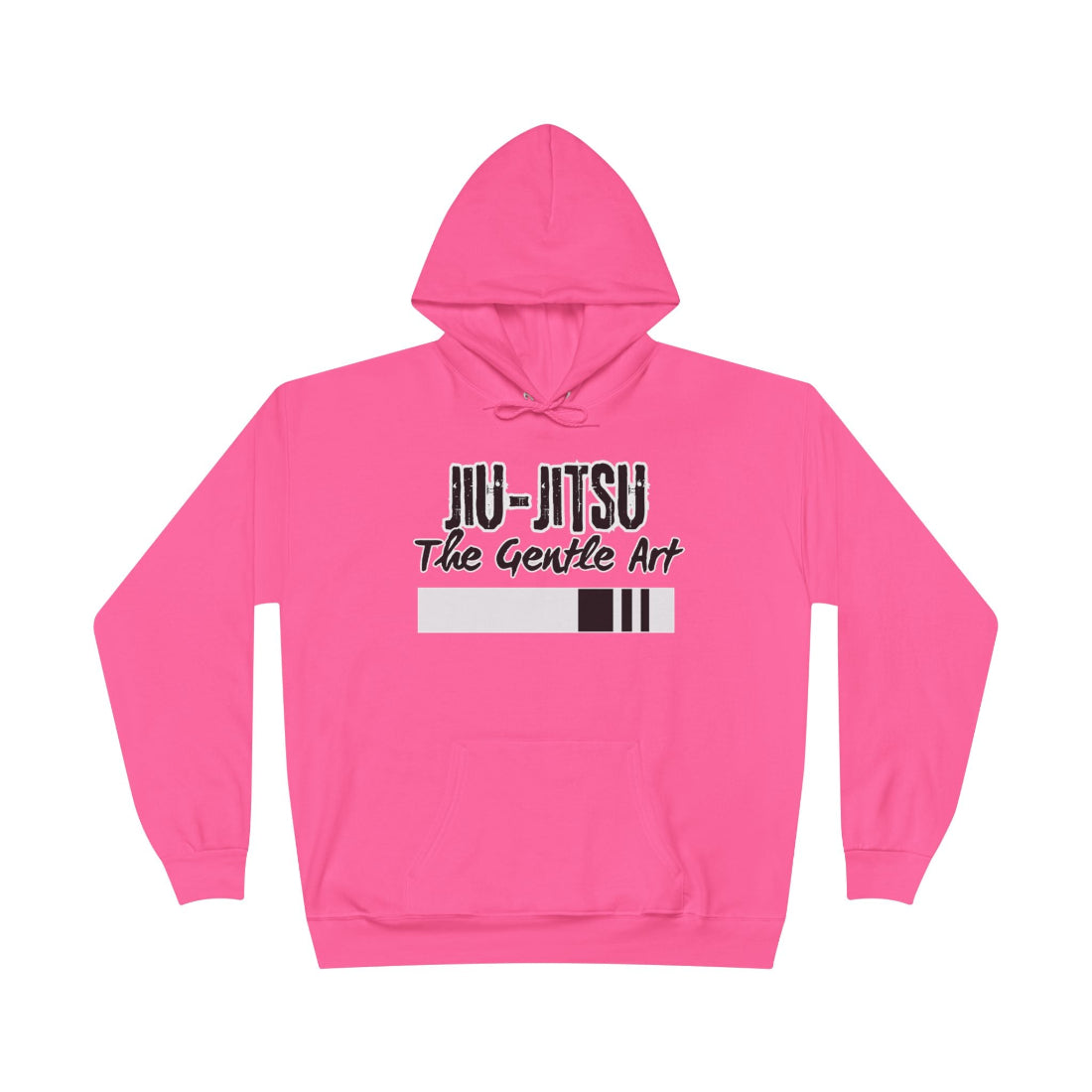 Jiu-Jitsu Hoodie White Belt Pink