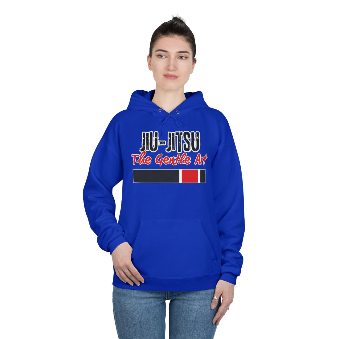 Jiu Jitsu Gift Store Hoodie Blue Womens