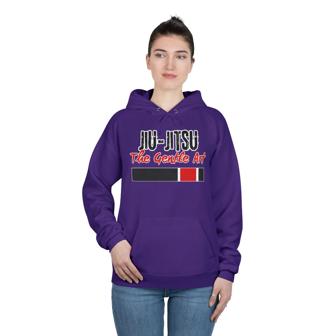 Jiu Jitsu Gift Store Hoodie Purple Womens